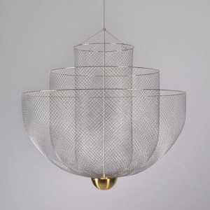 Modern Hotel Lobby Chandelier Light Home Big Round Iron Modern Pendant Lamp Decorative Chandelier Pendant Light
