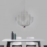 Modern Hotel Lobby Chandelier Light Home Big Round Iron Modern Pendant Lamp Decorative Chandelier Pendant Light