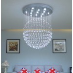 Professional design customization led pendant light K9 crystal  chandelier