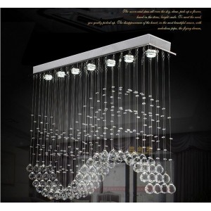 Modern Lighting Crystal Chandelier Ceiling Pendant Lighting Lamp For Home