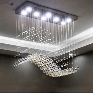 Modern Lighting Crystal Chandelier Ceiling Pendant Lighting Lamp For Home