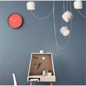 Unique Suspended LED Modern white black  aluminum Chandelier Pendant Light