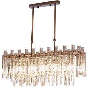 Modern latest design Hotel Decorative chrome metal K9 Crystal  Chandelier