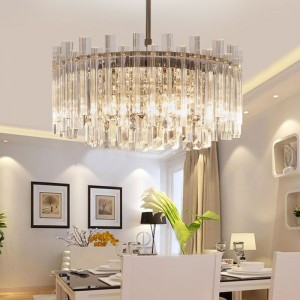 wholesale price low moq contemporary living room chandelier pendant lamp crystal  light