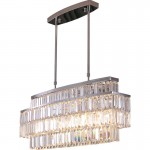 Lower MOQ Creative designer long lampe lustre modern crystal chandelier pendant light