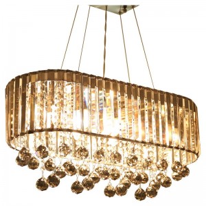 Indoor Pendant Lamp Hotel Large Led Crystal Chandelier Lighting