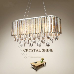 Indoor Pendant Lamp Hotel Large Led Crystal Chandelier Lighting