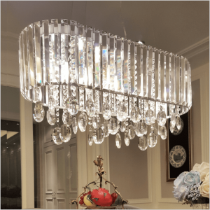 Indoor Pendant Lamp Hotel Large Led Crystal Chandelier Lighting