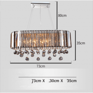 Indoor Pendant Lamp Hotel Large Led Crystal Chandelier Lighting