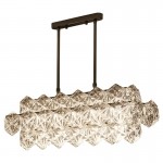 cylinder iron & crystal chrome pendant lamp for Dining room /kitchen /resturant/Hotel