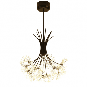 Nordic ins Restaurant Lights Simple Cloakroom  Warm Romantic Crystal Dandelion Living Room Chandelier