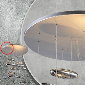 Mercuryl ceiling lamp fixtures led ceiling light design for engineering&hotel