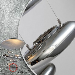 Mercuryl ceiling lamp fixtures led ceiling light design for engineering&hotel