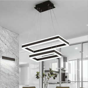 3 layer Aluminium high ceiling acrylic pendant ceiling led lights for home