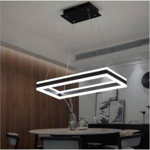 3 layer Aluminium high ceiling acrylic pendant ceiling led lights for home