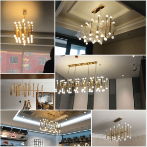 Decentralized packing China factory hotel room hanging ball unique pendant light lantern
