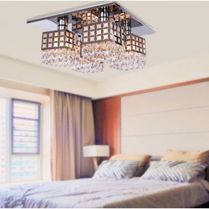 CE /Rohs/SAA/BIS/UL/ETL approved home decoration ceiling crystal light for sale