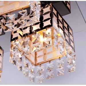 CE /Rohs/SAA/BIS/UL/ETL approved home decoration ceiling crystal light for sale