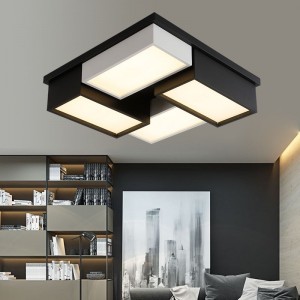 CE/ROHS/BIS/SAA/UL/ETL black&white contemporary led ceiling lamp for bedroom