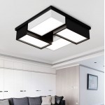 CE/ROHS/BIS/SAA/UL/ETL black&white contemporary led ceiling lamp for bedroom