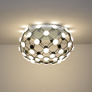 Modern living room decorative black iron led acrylic ceiling lighting