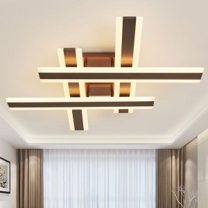 Northern Europe Creative Square Simple LED Ceiling Light for Restaurant Living room Bedroom