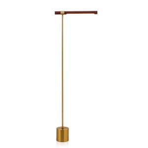 Industrial Luxury Home decorative reading light wooden color  Floor lamp For Living Room