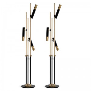 industrial decorative Adjustable  aluminum industrial floor lamp  for Study Living room