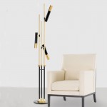 industrial decorative Adjustable  aluminum industrial floor lamp  for Study Living room