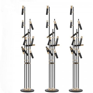 industrial decorative Adjustable  aluminum industrial floor lamp  for Study Living room