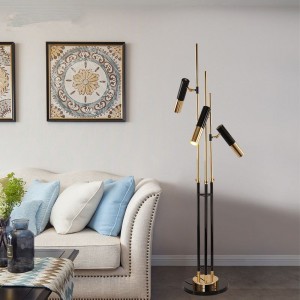 industrial decorative Adjustable  aluminum industrial floor lamp  for Study Living room