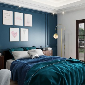 Creative House Interior Design Lamp Luxurious Bedroom Livingroom Decorative Lighting Shiny Gold Chrome Floor Light