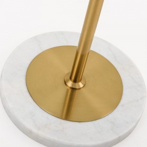 CE/RoHS/SAA lighting Contemporary Smokey /Amber Glass 60W indoor floor lamp