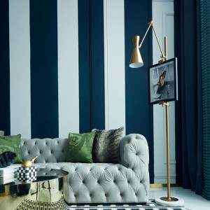 Post Modern Simple Luxury  Floor Lamps Gold Metal LED Floor Lights Villa Hotel Project Standing Lamps