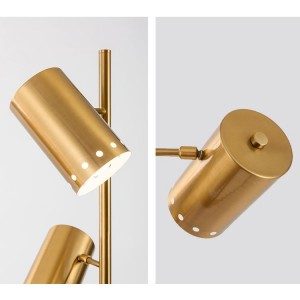 Modern Gold finished  marble Living Room Lamp Floor Lighting For Interior