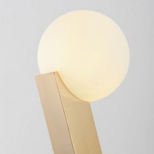 Modern Gold Metal Double-Heads Glass Ball Floor Lamps Home Lighting Floor Lamp Home Decor