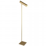 Post - modern simple design cylinder lamp Gold finished metal floor lamp