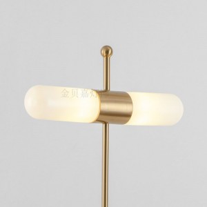 new products Marble round base floor lamp for luxury home/villa  decorative