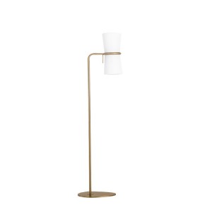 high quality modern decoration indoor gold metal Glass floor lamp with foot switch  for villa