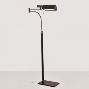 Post modern simple creative leather and metal book floor lamp