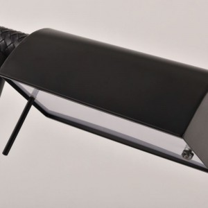 Post modern simple creative leather and metal book floor lamp