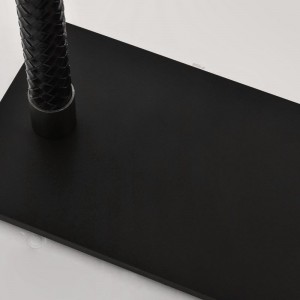 Post modern simple creative leather and metal book floor lamp