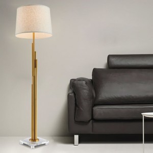 Home decoration standing lamp European Contemporary crystal floor lamp for hotel
