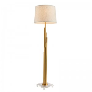 Home decoration standing lamp European Contemporary crystal floor lamp for hotel