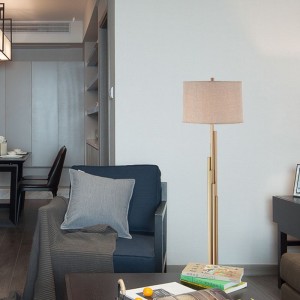 Home decoration standing lamp European Contemporary crystal floor lamp for hotel