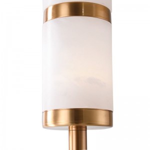 Post Modern Simple Luxury Floor Lamps Gold Metal Cloth LED Floor Lights Villa Hotel Project Standing Lamps