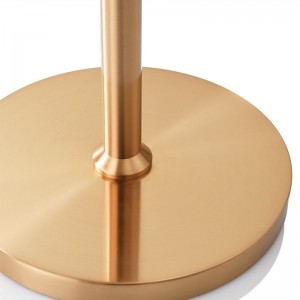 Post Modern Simple Luxury Floor Lamps Gold Metal Cloth LED Floor Lights Villa Hotel Project Standing Lamps