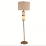 Post Modern Simple Luxury Floor Lamps Gold Metal Cloth LED Floor Lights Villa Hotel Project Standing Lamps
