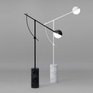 E27 lamp holder Energy saving marble base stone holder lamp Flooring lamp