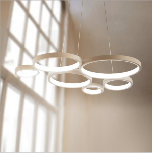 factory good price newst design indoor home decoration modern circle pendant lamp led light
